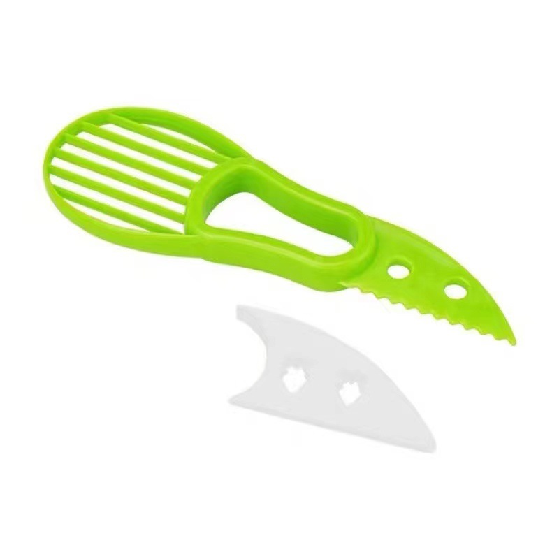 Cross-border 2-in -1 Avocado Slicer Avocado Knife Avocado Knife Household Fruit Cutter Wholesale