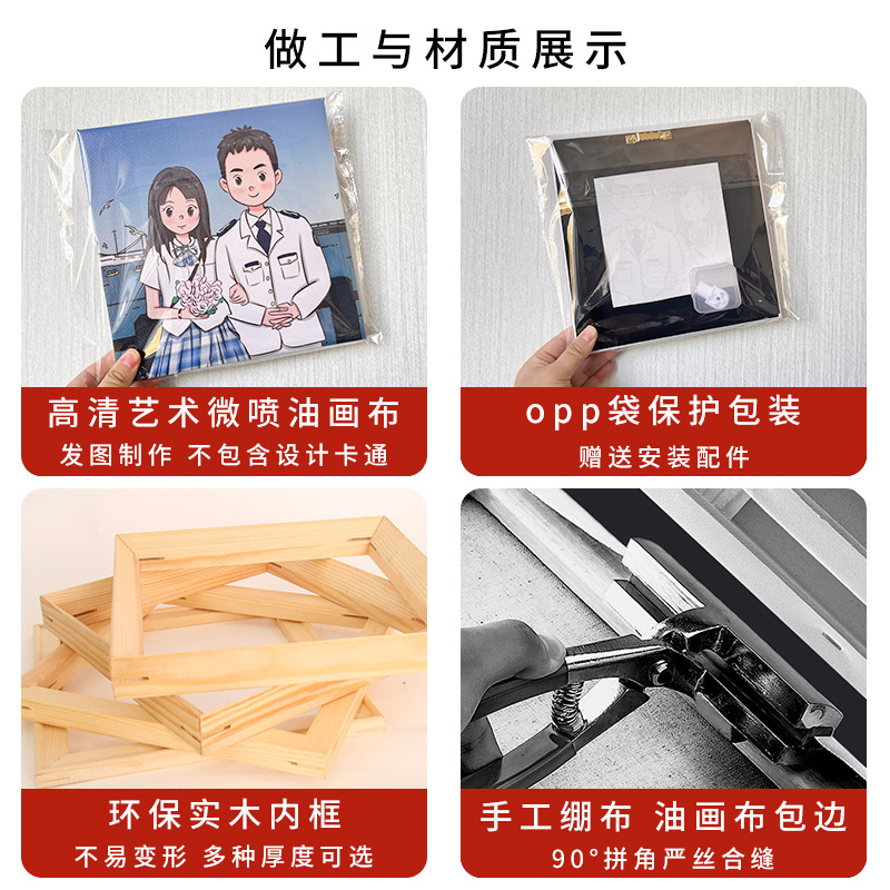 Princess Star Butterfly Frameless Painting Decorative Painting Print Birthday Gift Cartoon Painting Hand-Painted Couple Avatar for Best Friend Reality