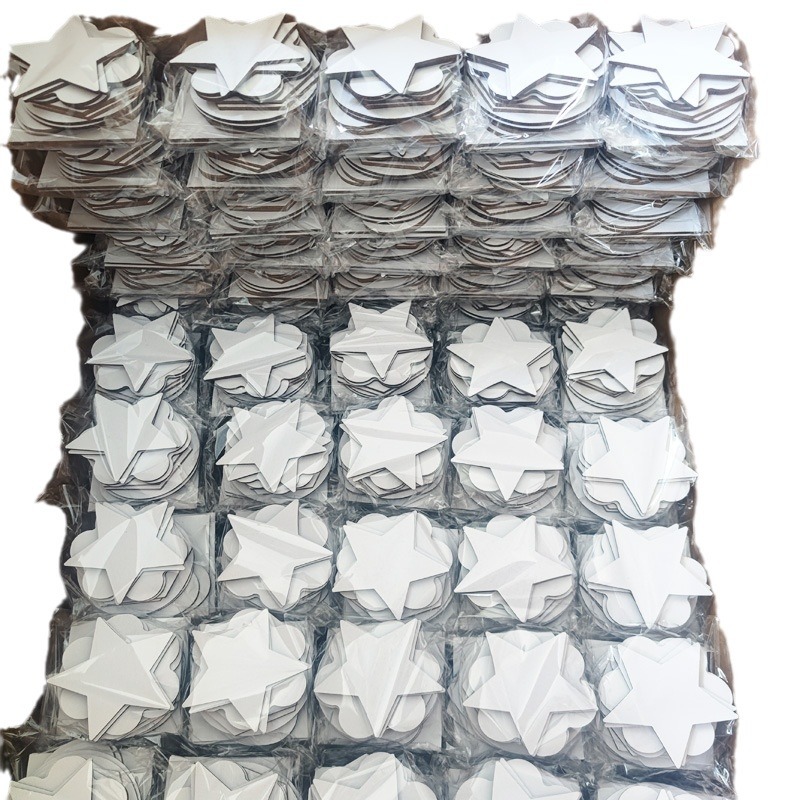 Customized Heart Square Hexagon Round Five-Pointed Star 3 Inches 10cm Mini Refrigerator Magnet Magnetic Oil Painting Board