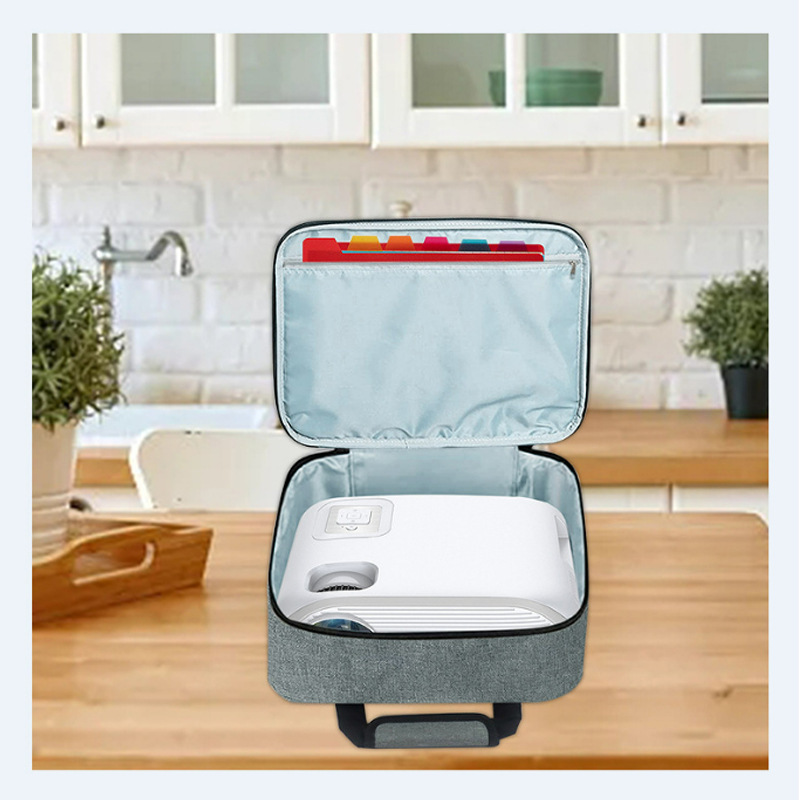 Amazon Crossbody Portable Multifunctional Projector Dustproof Storage Bag Home Av Cable Remote Control Accessories Storage Bag