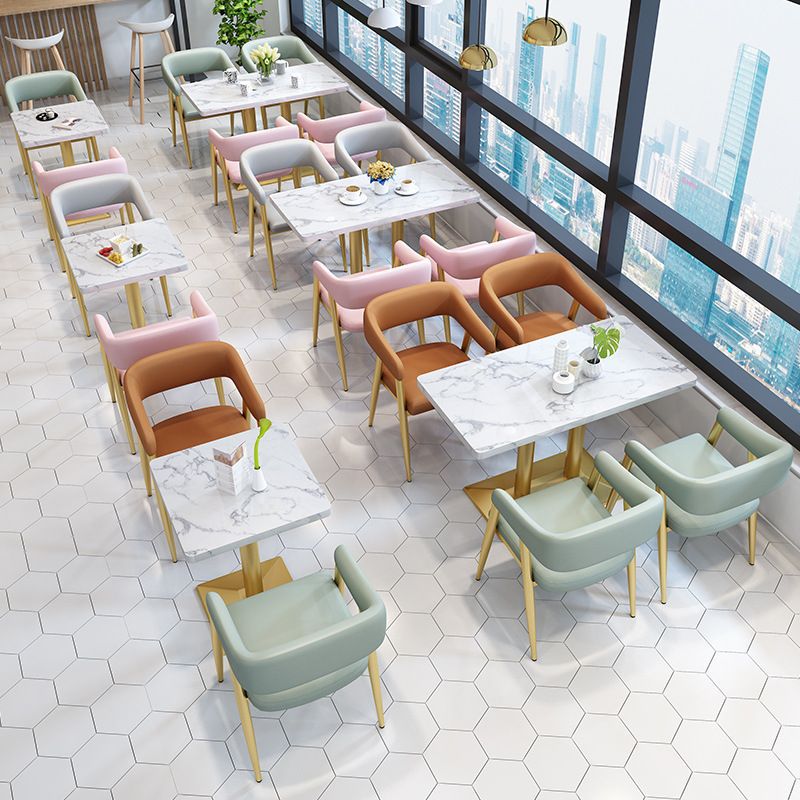 Milk Tea Shop Booth Sofa Western Restaurant Coffee Shop Table and Chair Combination Burger Dessert Snack Bar Wall Booth