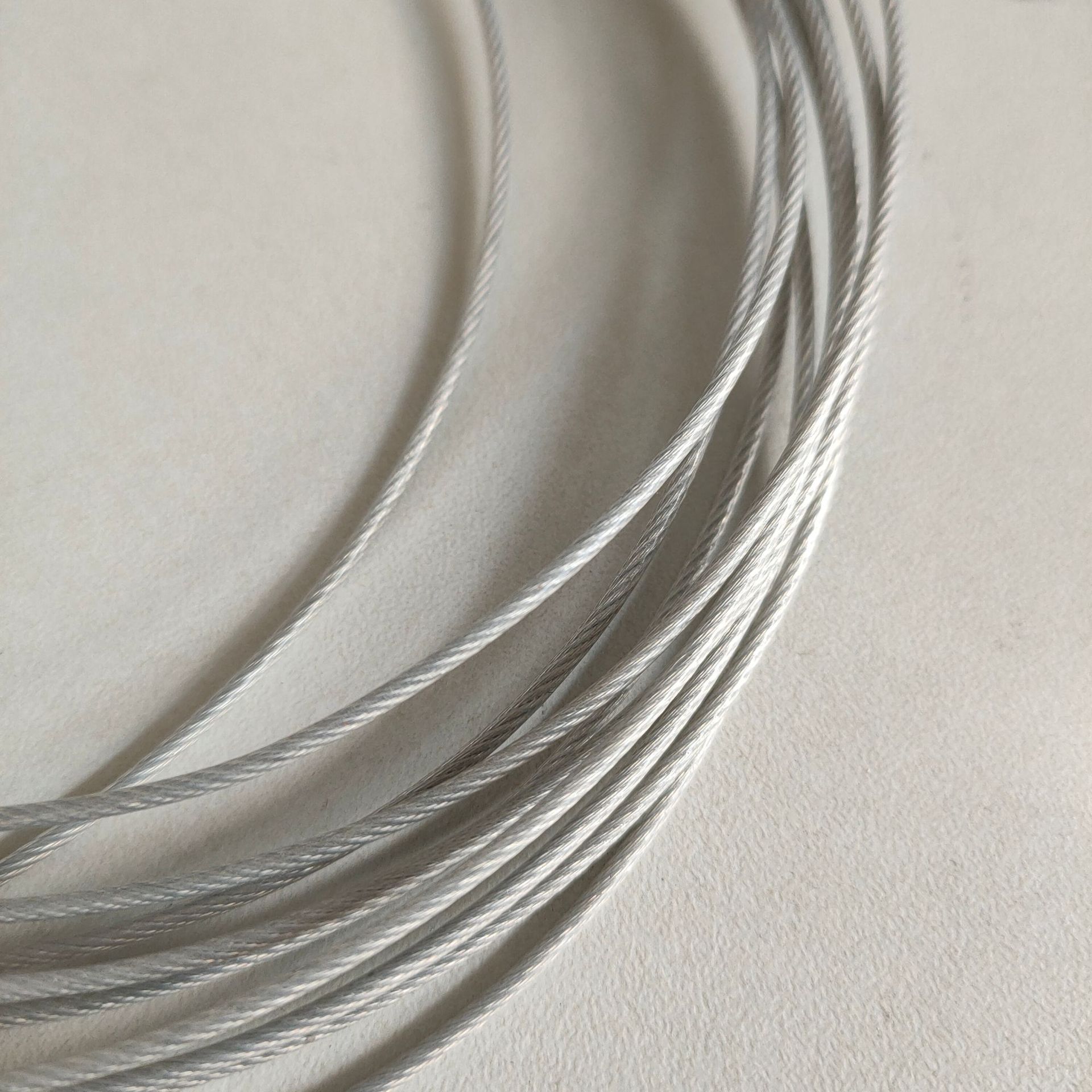 304 7*7 Plastic-Coated Steel Wire Rope, Die-Cast Zinc-Plated Steel Wire Rope, Aluminum-Coated Pressed Steel Wire Rope, Pull Rope, Lifting Rope