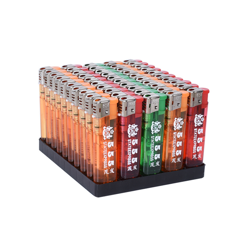 Factory price direct sale Kai brand large 606 arhat lighter disposable plastic ordinary lighter wholesale 555