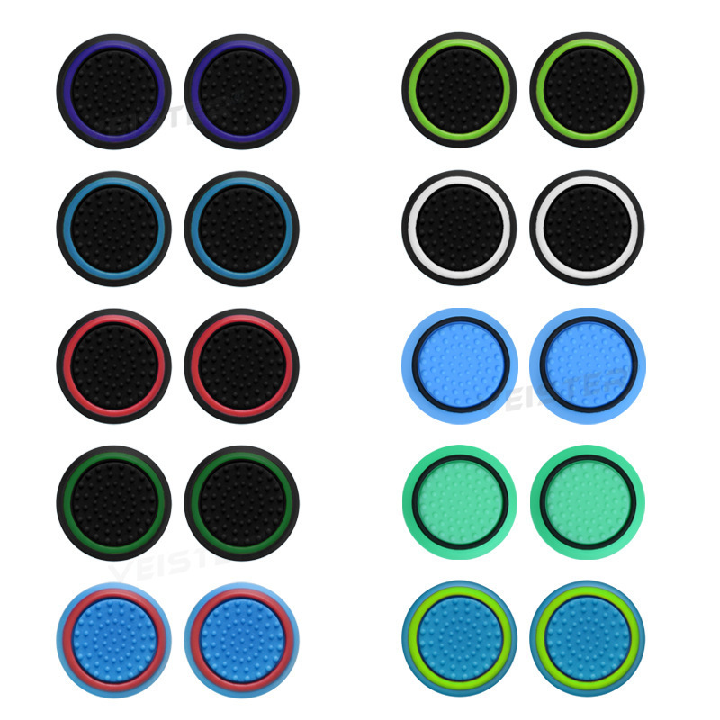 Ps4 Rocker Cap Xboxps5 Rocker Cap Game Luminous Silicone Cap Two-Color Game Universal Handle Button