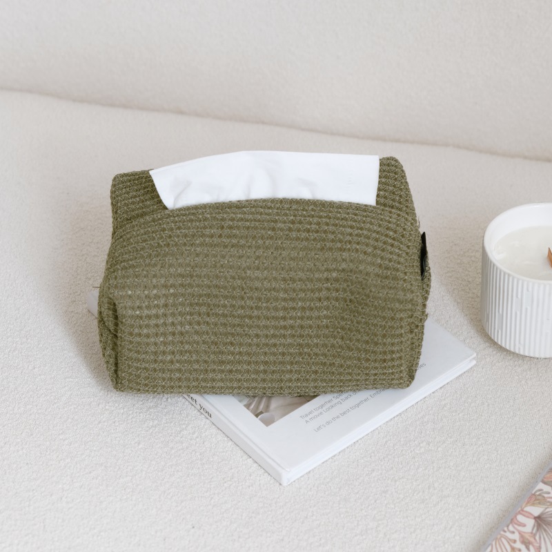 Modern Simple Homestay Model Room Waffle Tissue Box Home Office Cafe Paper Box