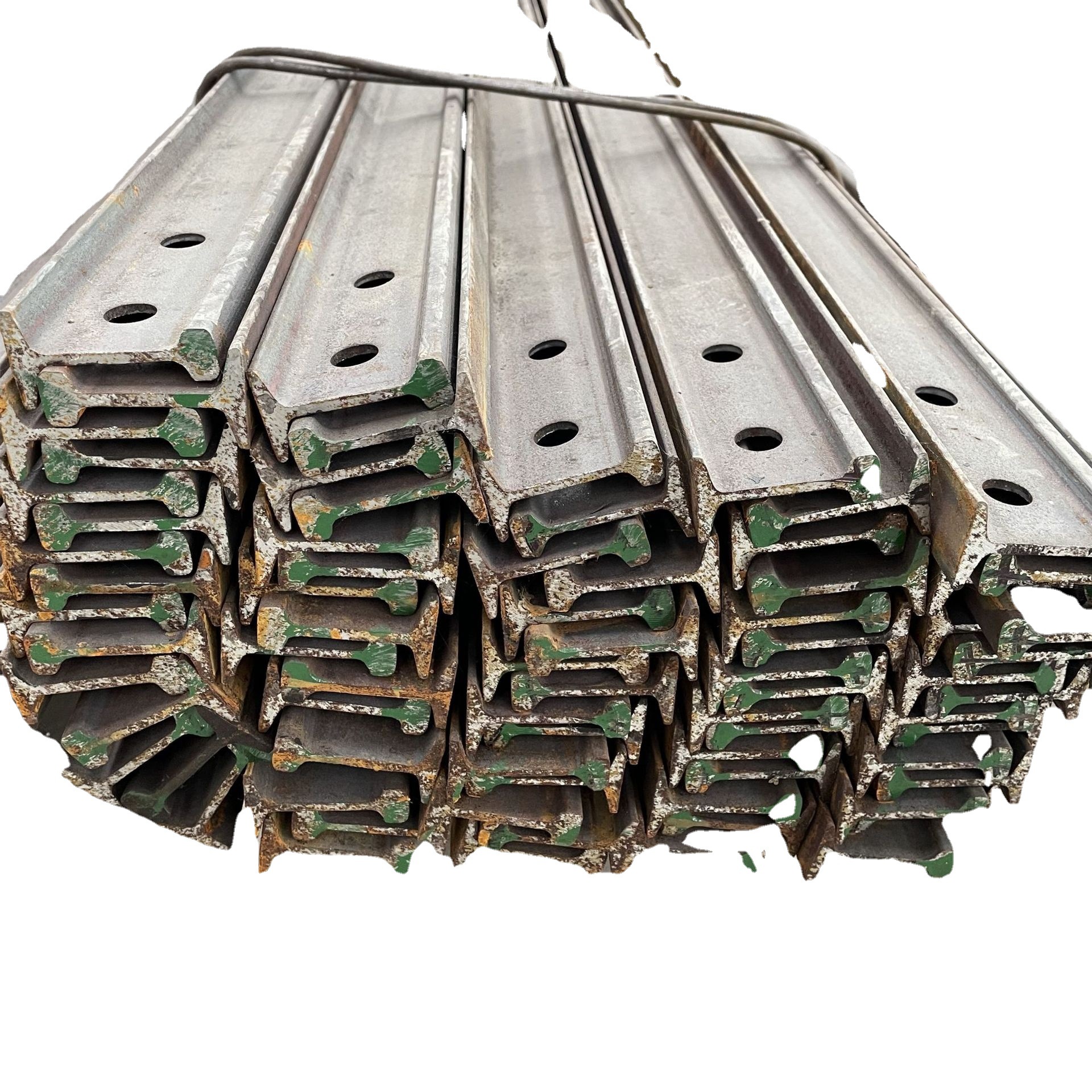 National Standard Rail Rail 18kg22kg Light Rail 38kg Heavy Rail QU100QU120 Crane Rail Outer Standard Rail