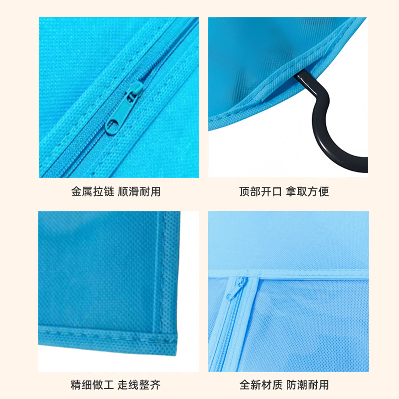 Wig Storage Bag Dust-proof Bag Packaging Bag Long Belt Hanger cosplay Plastic Zipper Cross-border Supply Wig bag