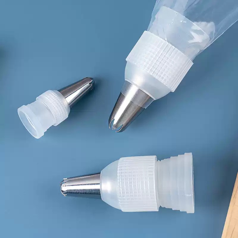 DIY Fondant Cake Mold Set Baking Decorating Tools Decorating Nozzle Converter Holder Large, Medium, Small Sizes Cross-Border