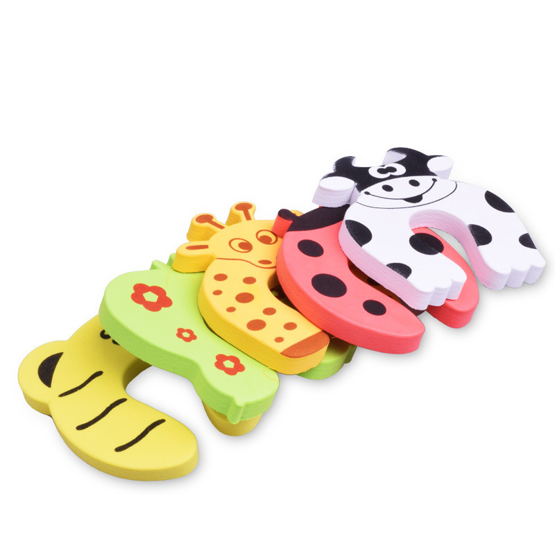 Baby anti-door closing artifact child anti-pinch hand door stopper door blocking card door blocking plug baby door stop safety door card