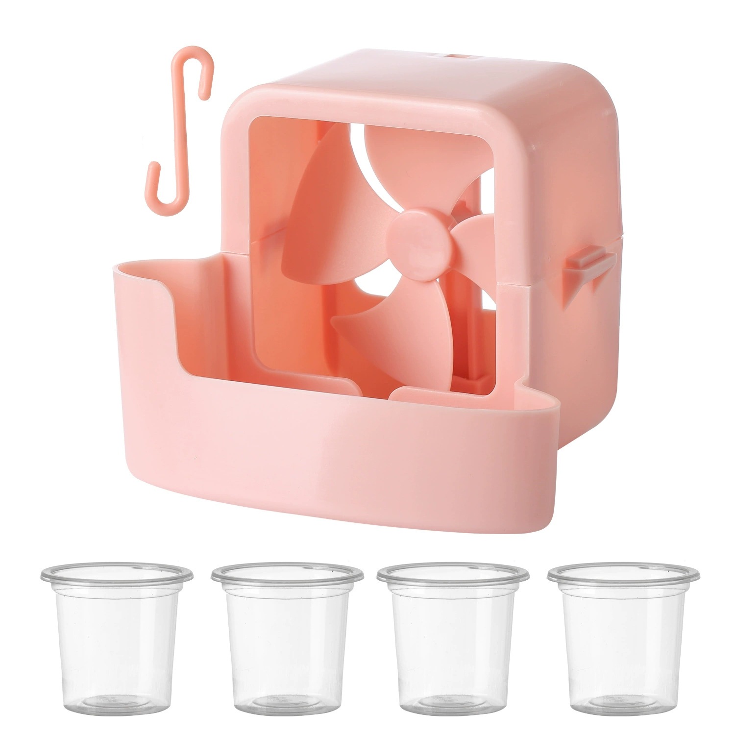 Cross-border dedicated electric fan refrigeration household floor fan desktop fan snap-in ice cube summer cooling artifact