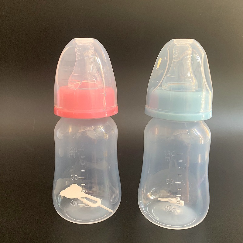 Newborn Baby Standard Mouth 120ml Feeding Bottle Medicine Feeding Bottle Baby Pp Anti-Vomiting, Explosion-Proof and Anti-Fall Plastic Feeding Bottle
