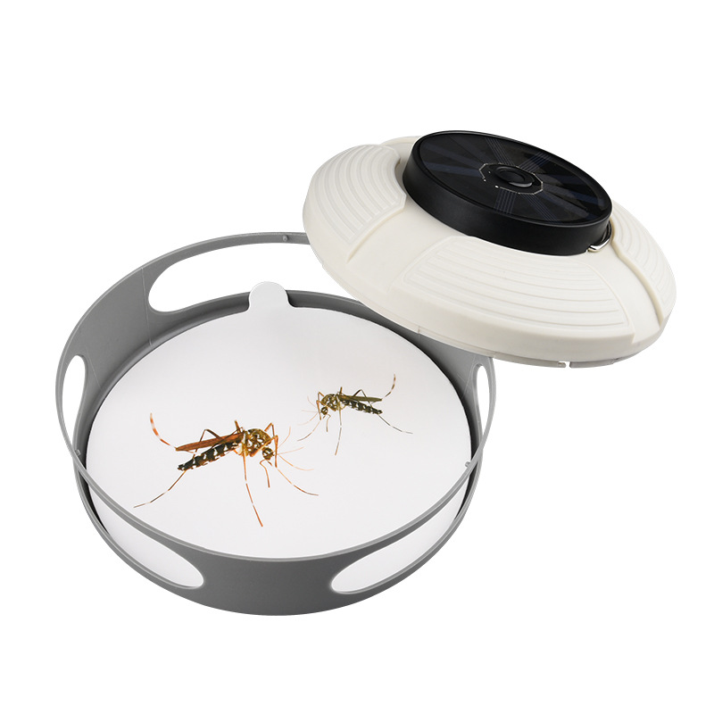 Solar Paste Mosquito Lamp Household Indoor Mosquito Repellent Artifact Automatic Mosquito Trap Shop Restaurant Household Wall Hanging Mosquito Control