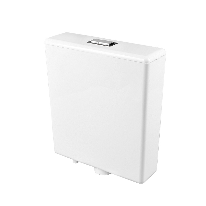 Toilet water tank engineering household double-press wall-mounted toilet water tank one-key toilet squatting pit squatting toilet flush water tank