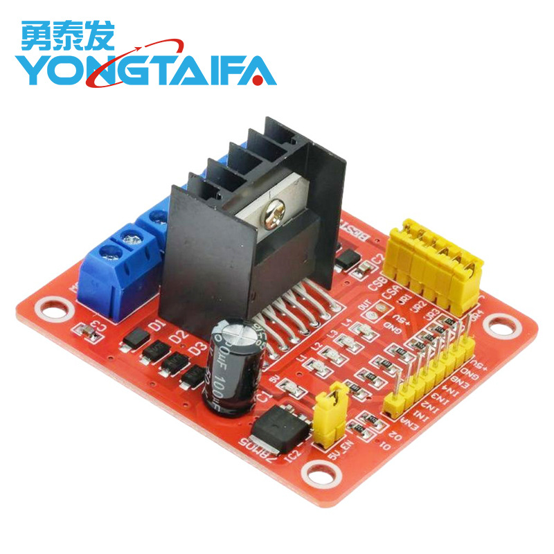 Оригинальная плата драйвера мотора L298N, модуль/шаговый мотор/робот/умный автомобиль, микроконтроллер