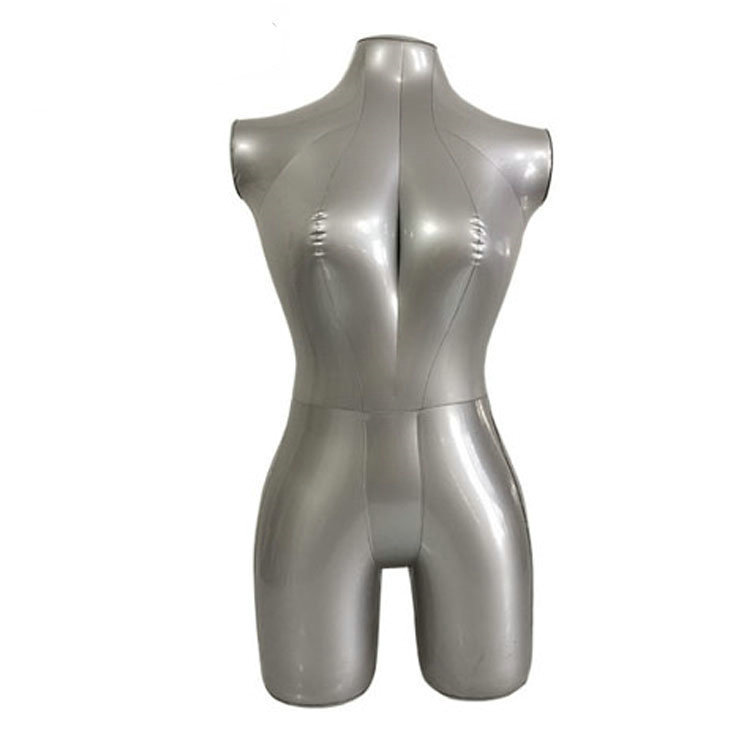 Inflatable female model half-length mannequin window props women's clothing with trouser table women's clothing display stand