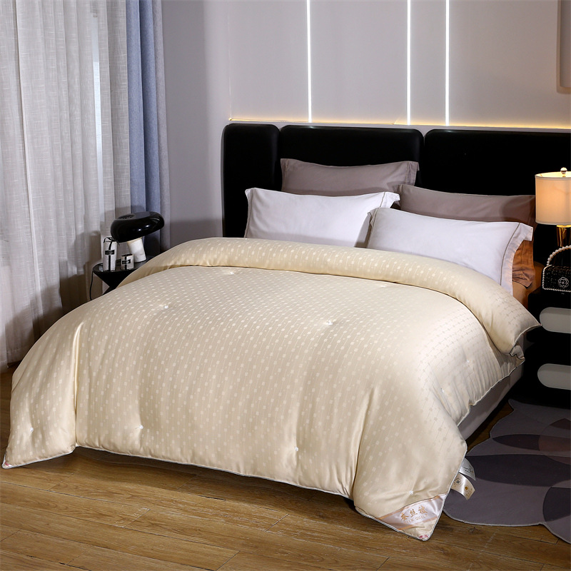 Tongxiang Mulberry Silk Quilt, All-Cotton Winter Quilt, Thickened Two-In-One Zipper Style Duvet, Summer Quilt, Wedding Spring and Autumn Quilt, Wholesale