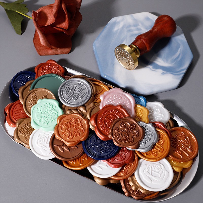 Fire Paint Seal Wedding Wax Flakes Fire Paint Seal Sealing Stickers Envelope Sealing Blessings Wedding Stickers Fire Paint Stickers