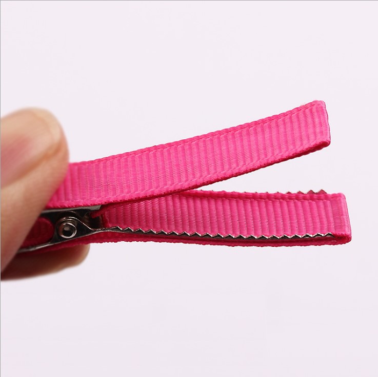 Children's Duckbill Clip All-inclusive Hairpin Double-fork Cloth Clip Hairpin Diy Bottom Clip Bow Handmade Bag Rib Belt