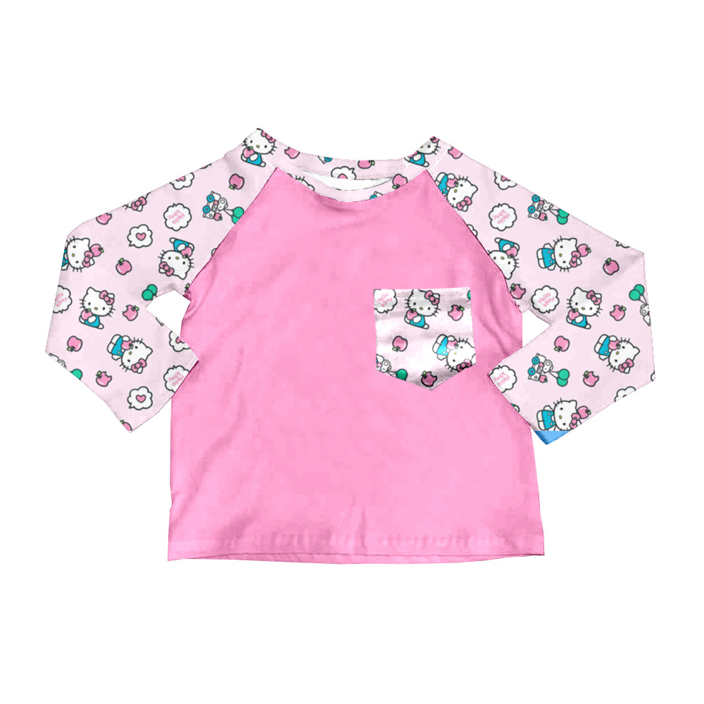 Boutique Foreign Trade Children's Clothing Printed Children's Cute Creative Custom Autumn Long Sleeves