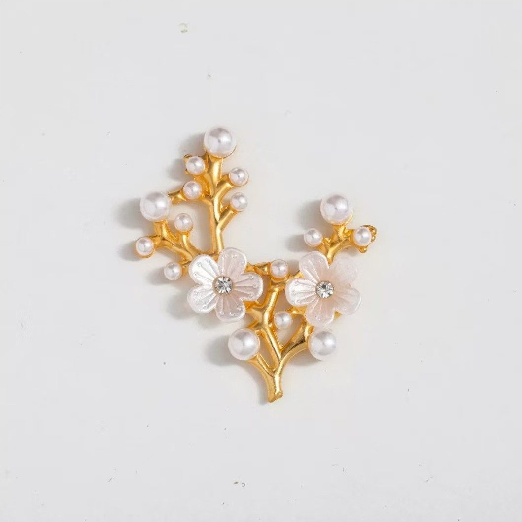 Новая антикварная свадебная шпилька с бриллиантовыми ветвями и железными аксессуарами, ручная работа, DIY, аксессуары из жемчуга в виде ветки