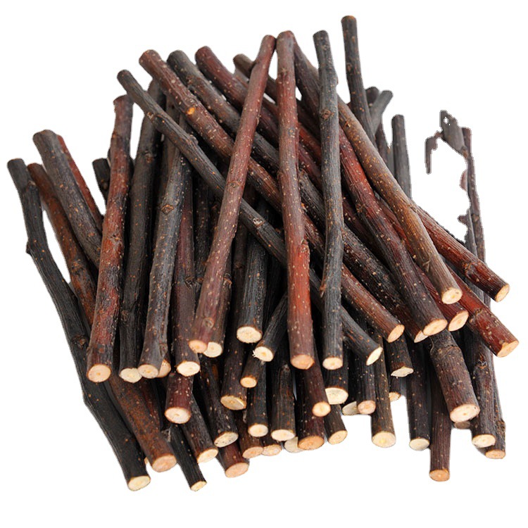 Amazon ebay Rabbit Totoro Hamster Snack Branch Bite Wooden Toy Pet Grinding Stick Drying Apple Branch