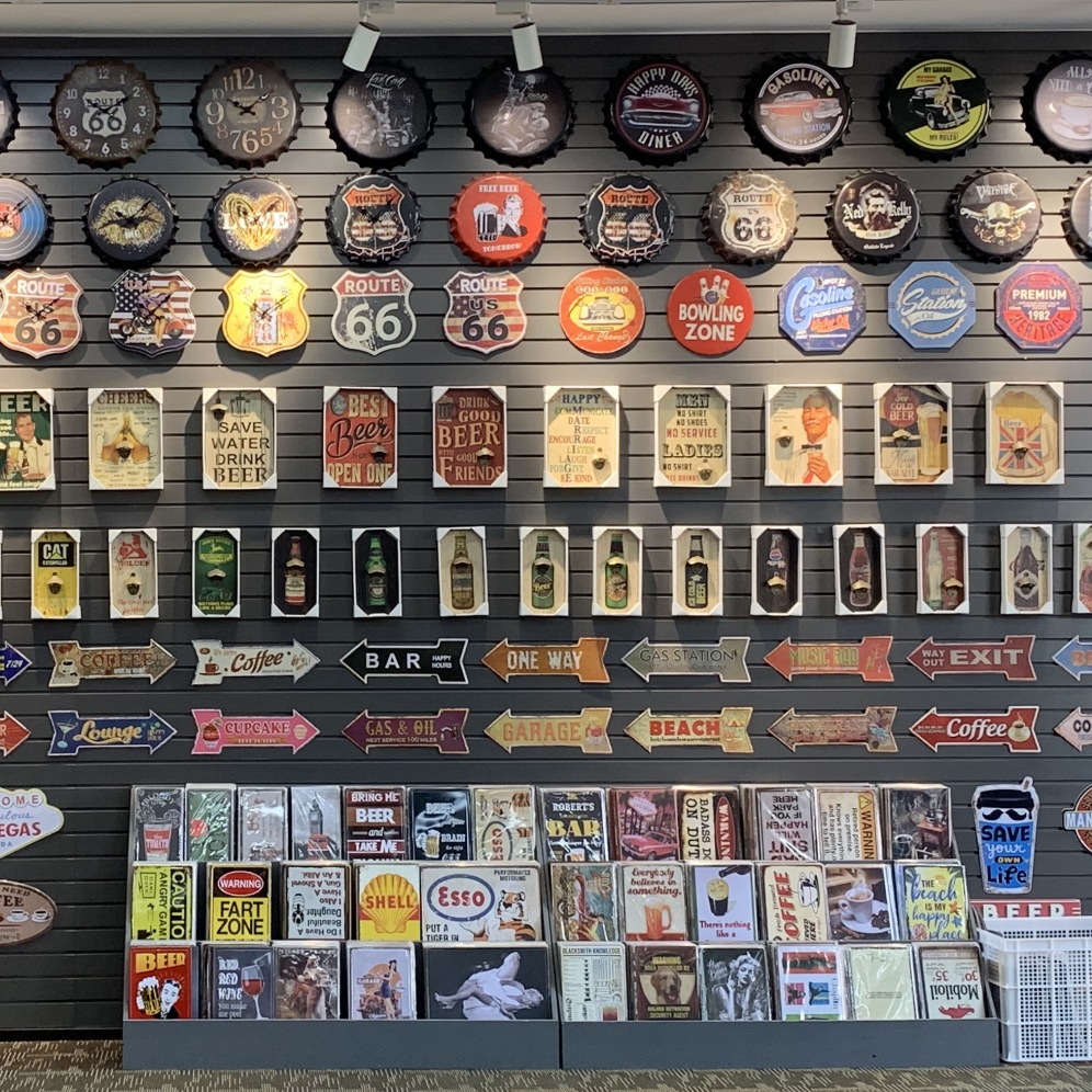 Youcan Wholesale Bar Coffee Shop Metal Decorative Painting Hanging Iron Painting