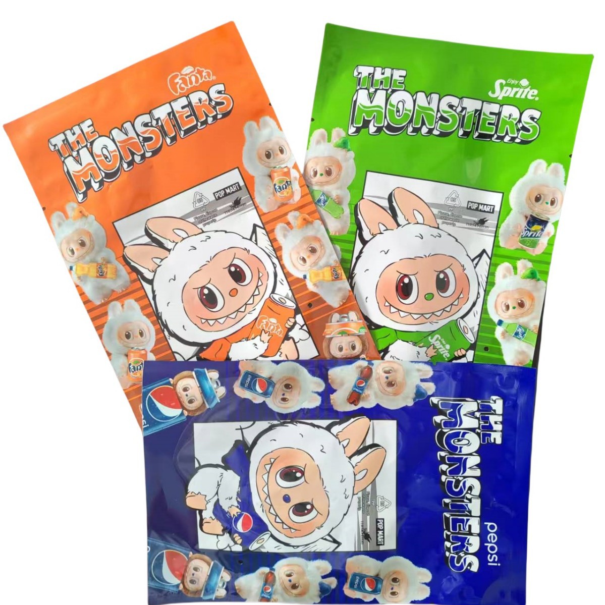 Пакет слепой сумки Pepsi Sprite Fanta зиплок упаковка виниловой плюшевой игрушки пустая сумка слепая коробка запечатанная сумка