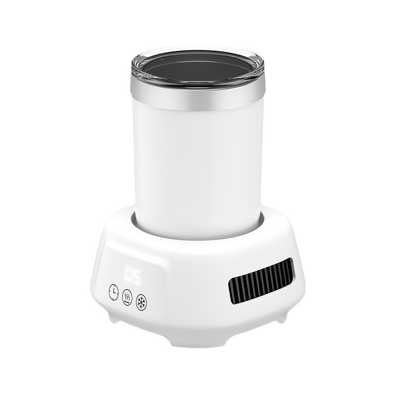 Cross-Border Delivery 100-240V Office Mini Electric Portable Refrigeration Cup Heating Coaster Heating Speed Cooler