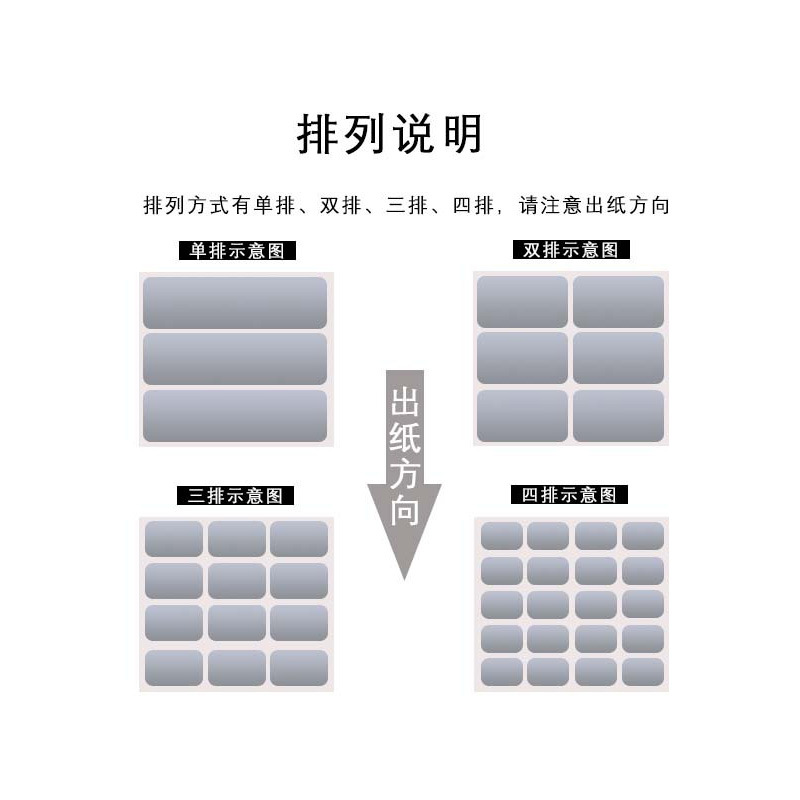 Customized Yayin Pet Label Paper Small Batch Processing Customized High Temperature Resistant Waterproof and Oil Proof Supermarket Price Label Paper