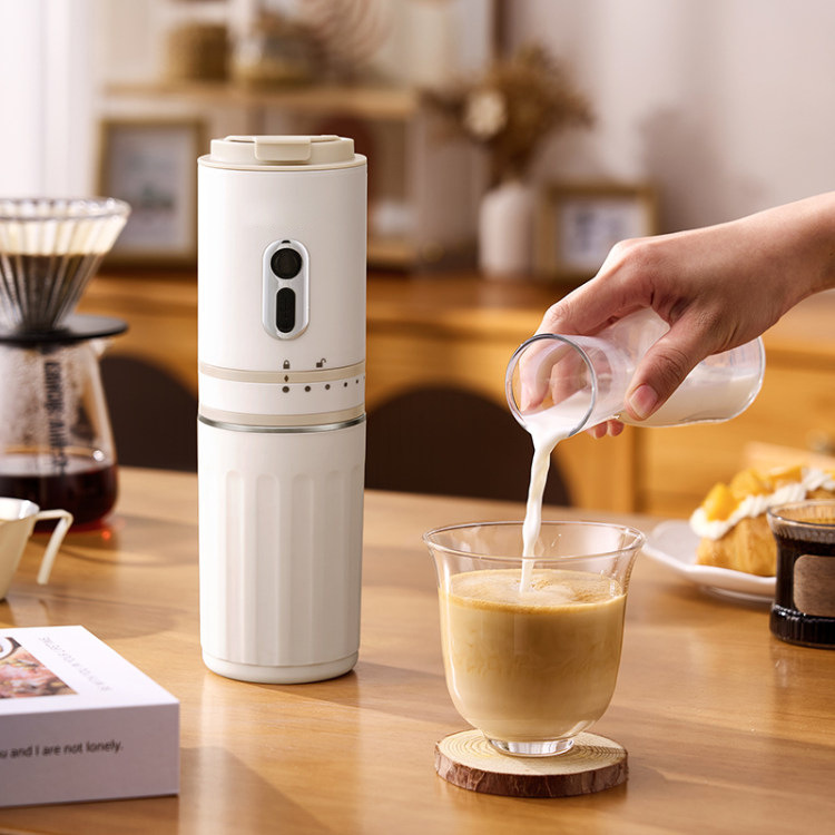 Manufacturer's Ready-Made Portable Grinding Coffee Machine Multi-Functional Household Portable Small Coffee Extractor Grinder