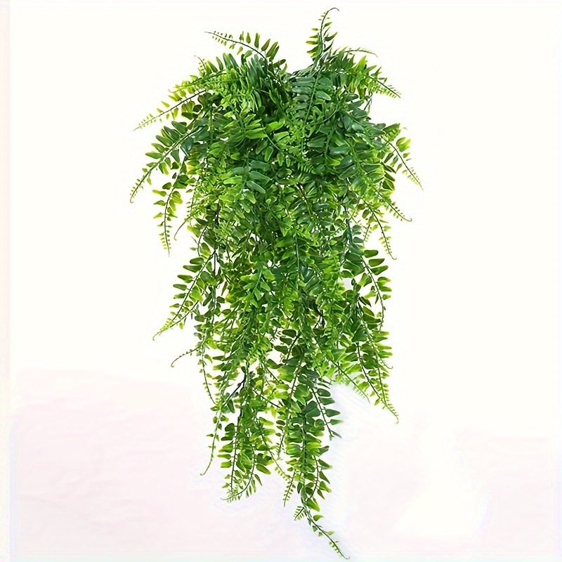 Amazon Artificial Wall-Mounted Persian Grass Rattan Artificial Hanging Fern Vine Hanging Green Plant