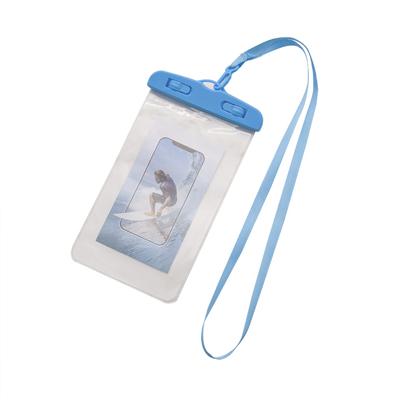 Summer swimming touch screen mobile phone case outdoor hot spring diving waterproof case PVC mobile phone waterproof bag