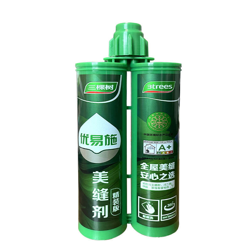 Three Trees Caulking Agent Ceramic Tile Floor Tile Floor Gap Filling Waterproof and Mildew-proof Household Beautiful Seam Glue Caulking Agent Wholesale