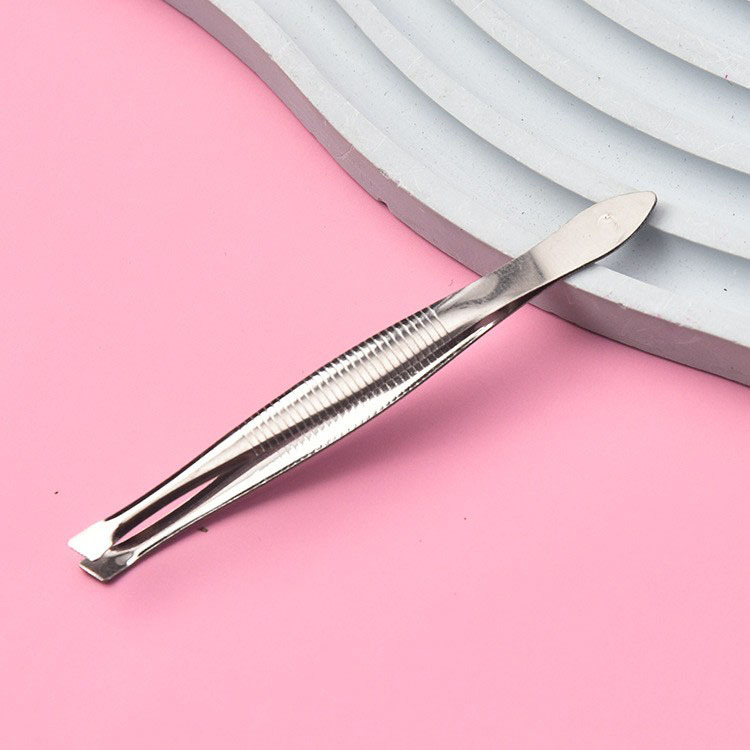 Набор клипс для бровей в полоску, щипцы для завивки ресниц, нескользящие клипсы из нержавеющей стали, инструмент для обрезки бровей