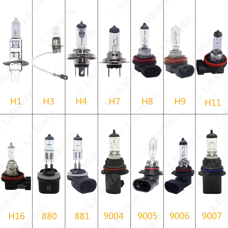 12v теплый белый автомобильная фара галогеновая лампа H1/H3/H4/H7/H8/H11 автомобильная кварцевая лампа