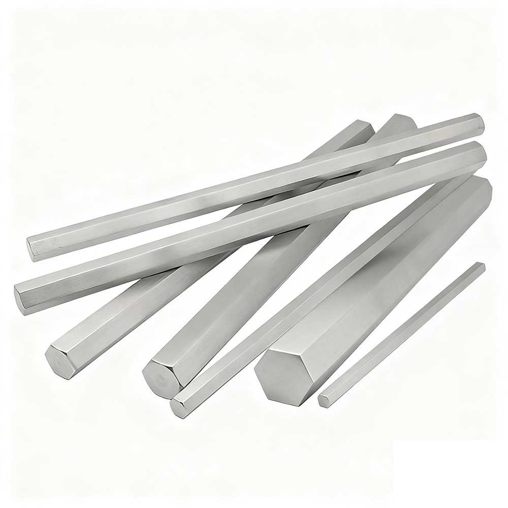 303 Stainless Steel Hexagonal Rod Solid Bright Hexagonal Steel Rod Hexagonal Opposite Side Steel Bar Hexagonal Steel Can Be Zero-Cut and Chamfered