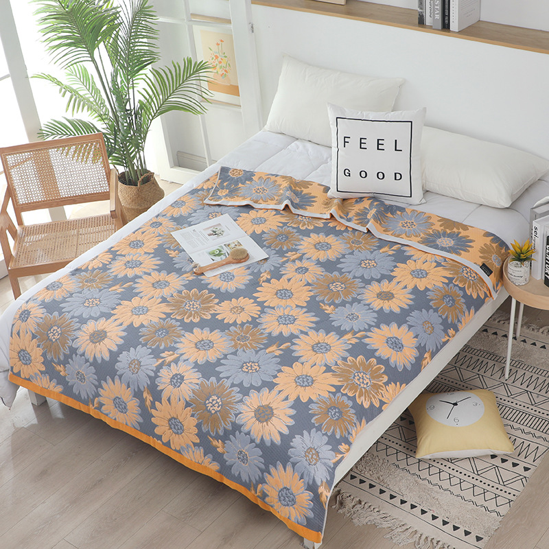 Factory direct thick gauze adult towel quilt air conditioning quilt as blanket summer quilt