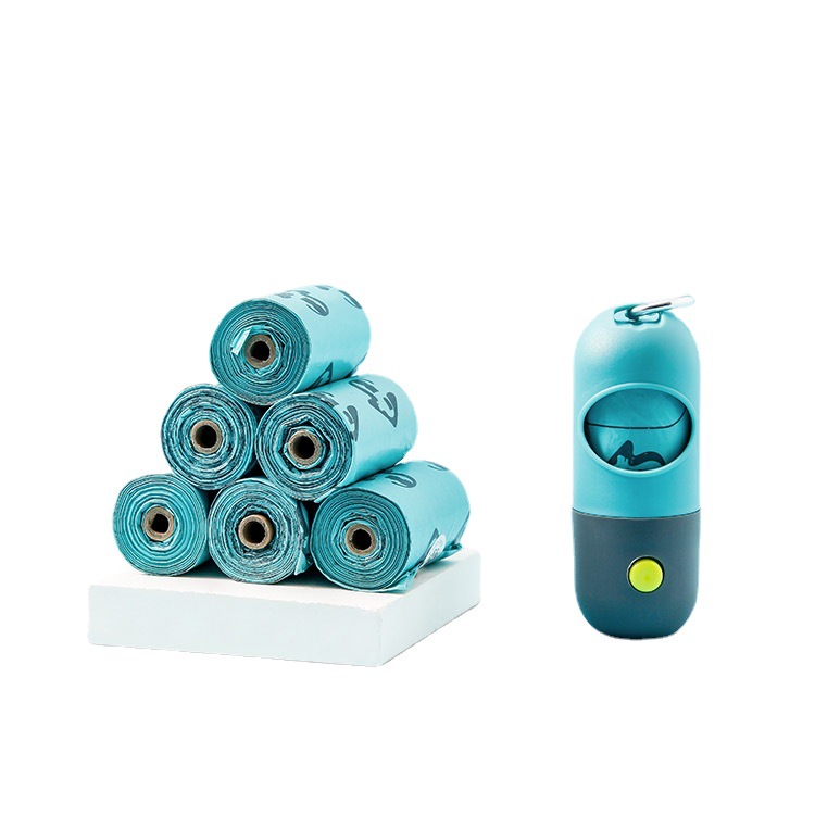 New multifunctional lighting lamp lighting function cat and dog supplies pet LED dispenser lightweight portable toilet pickup