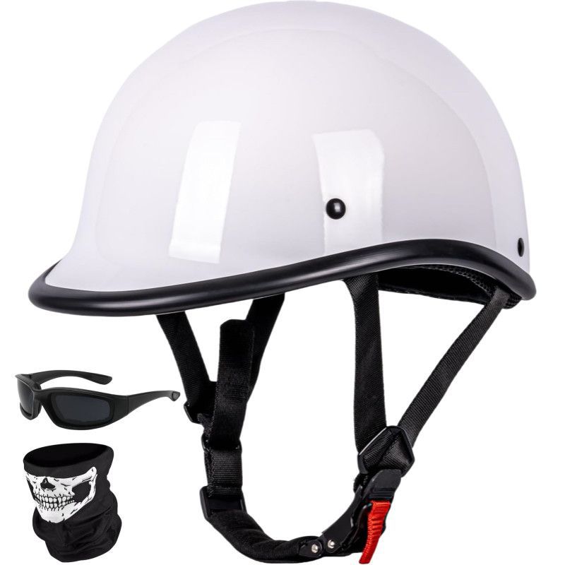 Safety certification American retro motorcycle half helmet men's electric motorcycle helmet scoop helmet women's helmet carbon fiber