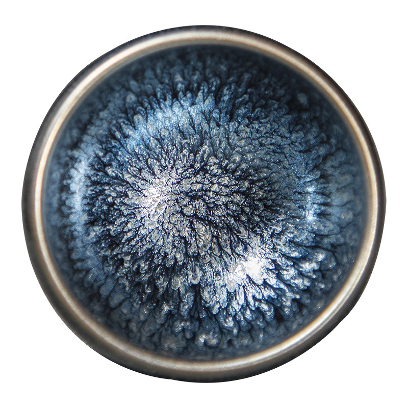 Handmade Baihua Jianzhan Tea Cup Tea Cup Tea Bowl Iron Fit Jianzhan Kung Fu Tea Cup Master Cup Personal Cup