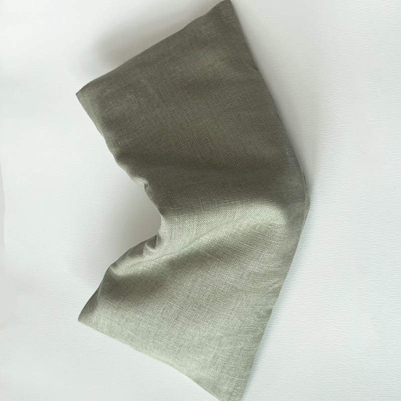 Ready-Made Cross-Border Linen Eye Pillow, Blackout Eye Mask, Yoga Pillow, Hot and Cold Compress, Heating Sachet, Linen Seed and Lavender Filling