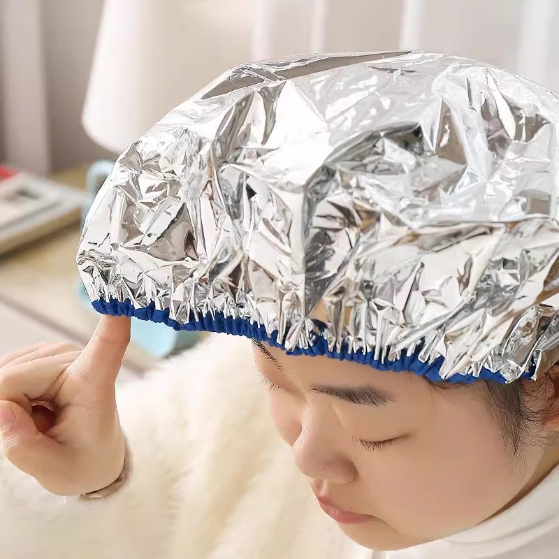 Heating Hair Cap, Evaporation Heating, Tin Foil, Self-Heating Steam Oil Shower Cap, Hair Dyeing, Hair Care, Hair Mask, Constant Temperature