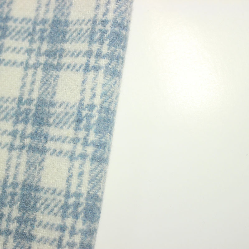 Factory light color woolen plaid velvet fabric coat shirt home luggage shoes hat fabric classic spot