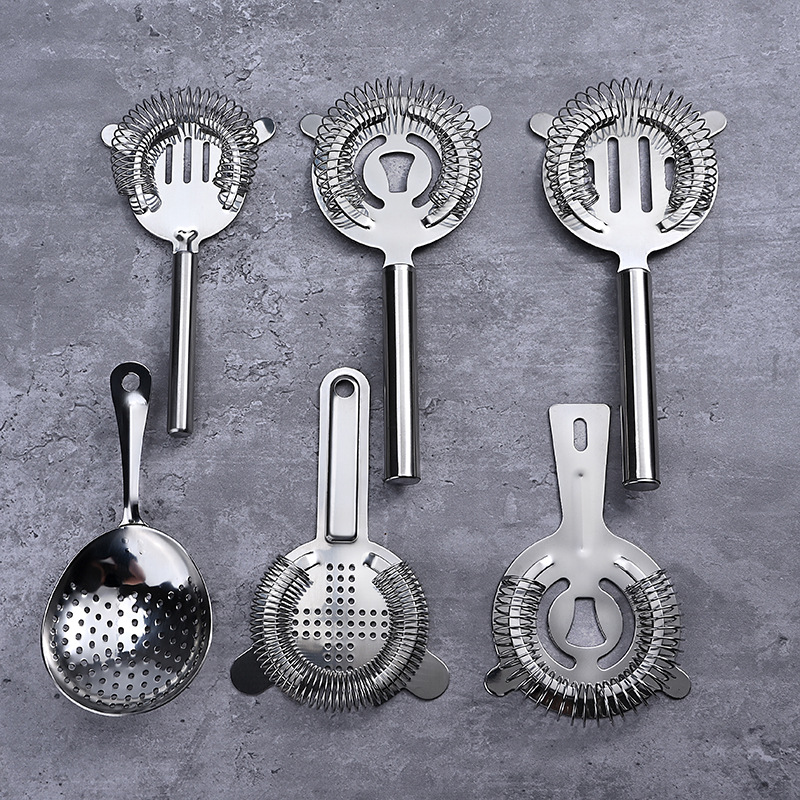 Factory wholesale professional stainless steel wine mixer ice filter for wine mixer ice separator filter screen filter wine filter