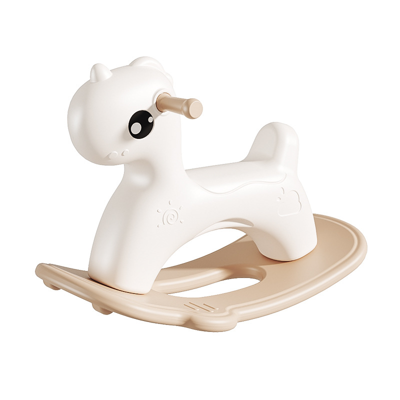 Children's Rocking Horse Baby Rocking Horse Anti-Fall Baby Rocking Horse One-Year-Old Gift One-Year-Old Kindergarten Toy Small Rocking Horse