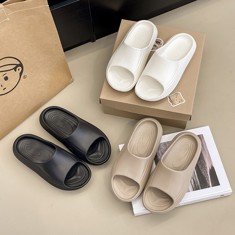 Men's Summer Outer Wear Thick-Soled Non-Slip Anti-Odor Breathable Sandals Beach Sports Slippers for Men