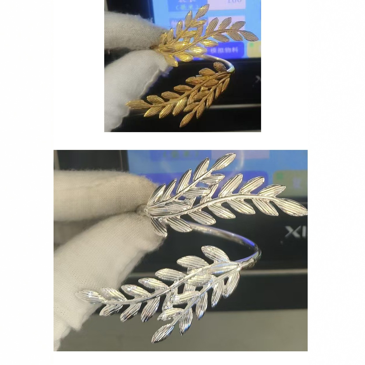 European and American New Rice Napkin Rings, Harvest Wheat Napkin Buckles, Hotel Western Restaurant Table Setting Cloth Rings Wholesale