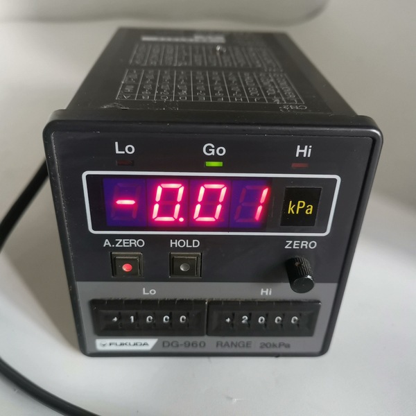 Манометр Fukuda Dg-960, обнаружение утечки газа, физическое состояние