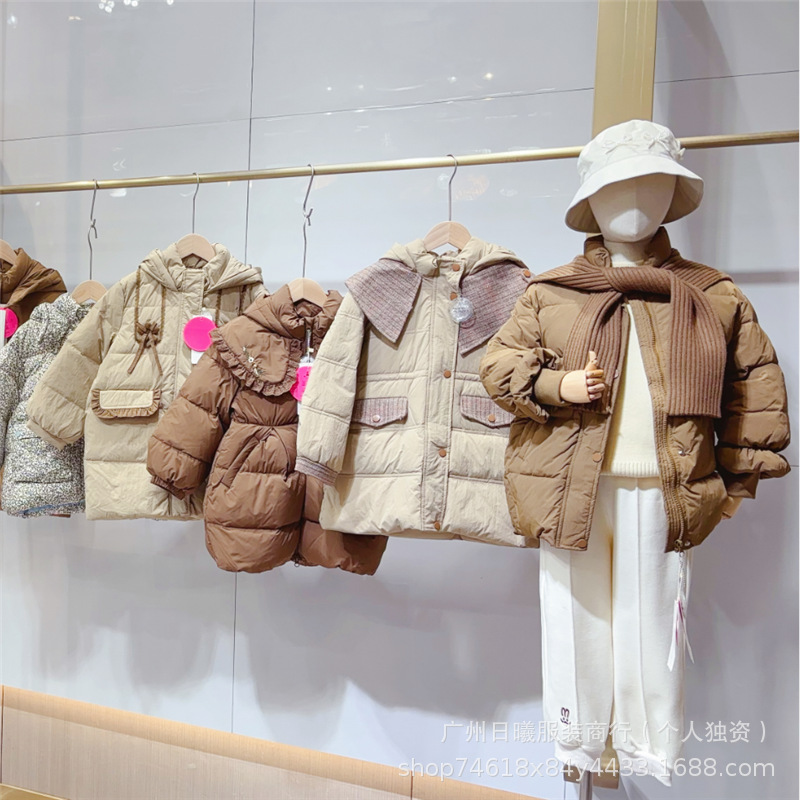 Оптовая распродажа детских пуховиков, финальная распродажа, пуховики для мальчиков и девочек, оптовая продажа брендовой детской одежды