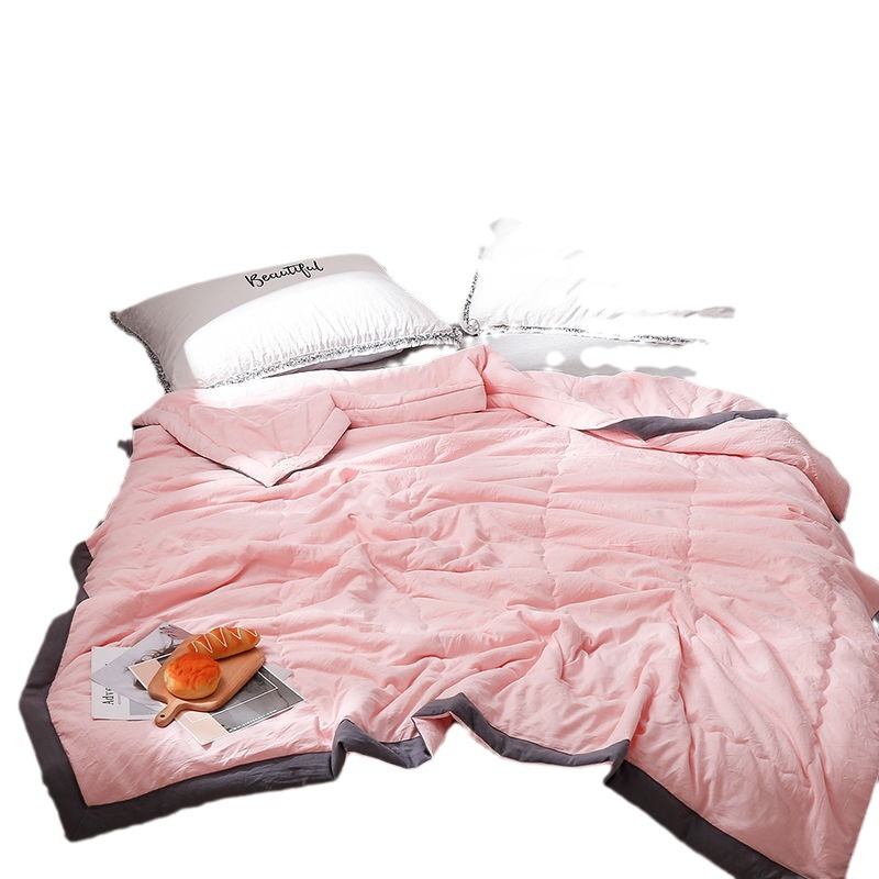 [Washed Cotton. Factory Sales] Air-Conditioned Quilt, Summer Cool Quilt, Spring & Fall Thin Quilt, Quilt Core, Single and Double Kidsren's Student Quilt